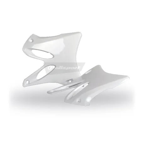 TAPAS RADIADOR POLISPORT  YZ125/250 (02-14) Blanco
