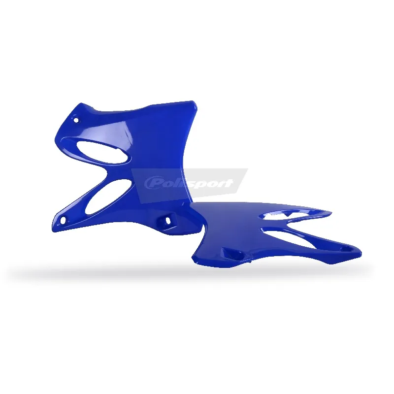 Yamaha YZ125/250 - Radiator Scoops Blue - 2002-14 Models POLISPORT