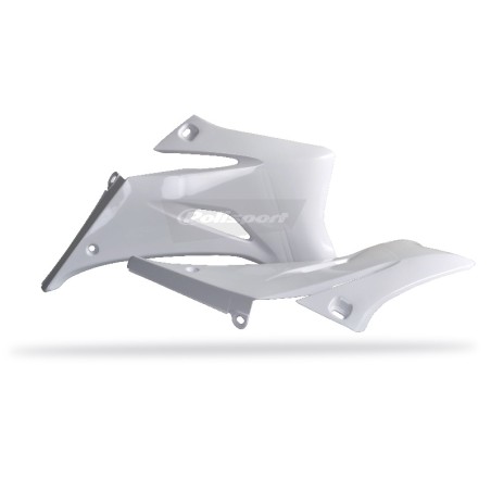 TAPAS RADIADOR POLISPORT  YZ250F/450F (06-09) Blanco