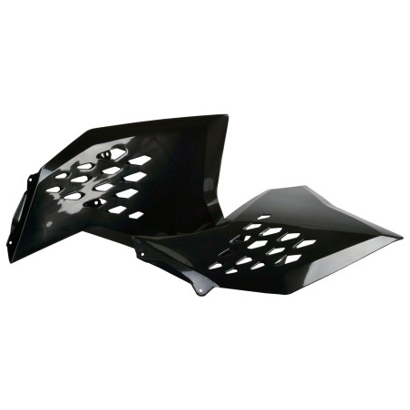 TAPAS RADIADOR POLISPORT  SX/SX-F(07-10) EXC/EXC-F(08-11) XC(08-10) XC-F(08-09) Negro