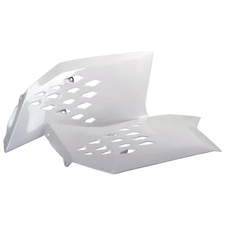 TAPAS RADIADOR POLISPORT  SX/SX-F(07-10) EXC/EXC-F(08-11) XC(08-10) XC-F(08-09) Blanco