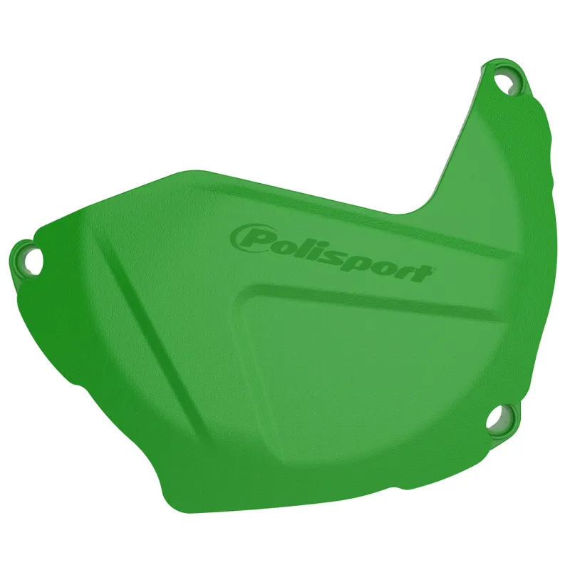Kawasaki KX250F - Clutch Cover Protection Green -2009-20 Models POLISPORT
