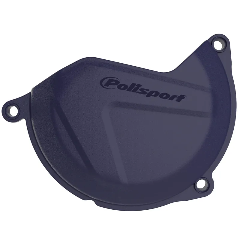 Husqvarna FE450,FE501 - Clutch Cover Protection Blue - 2014-16 Models POLISPORT