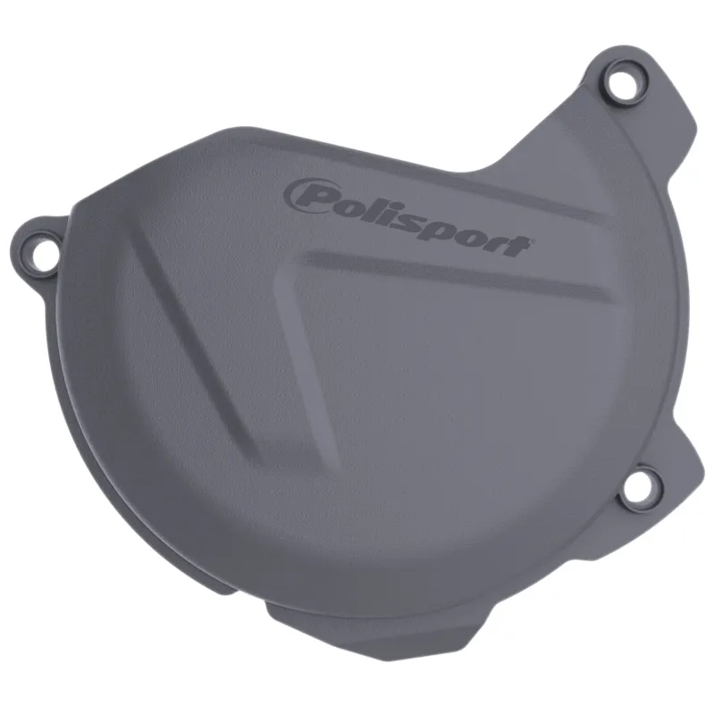 Husqvarna FE250/300 - Clutch Cover Protection Nardo Grey -2014-16 Models POLISPORT