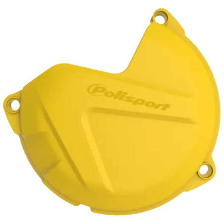 Husqvarna TE125/150,TX125 - Clutch Cover Protection Yellow - 2014-16 Models POLISPORT