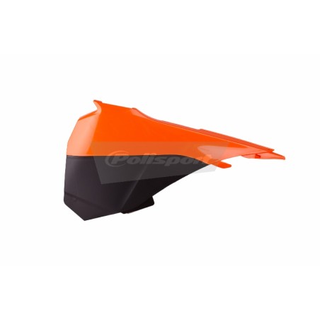 KTM 85 SX - Tampa de Caixa de Filtro de Ar Laranja e Preta - Modelos 2013-17 POLISPORT