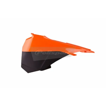KTM 85 SX - Tampa de Caixa de Filtro de Ar Laranja e Preta - Modelos 2013-17 POLISPORT