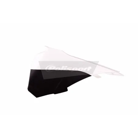 KTM 85 SX - Airbox Cover White and Black - 2013-17 Models POLISPORT