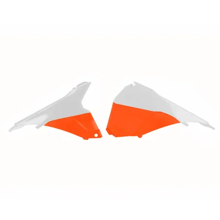 TAPA FILTRO AIRE CEMOTO EXC/EXC-F (14-16) Blanco/Naranja KTM
