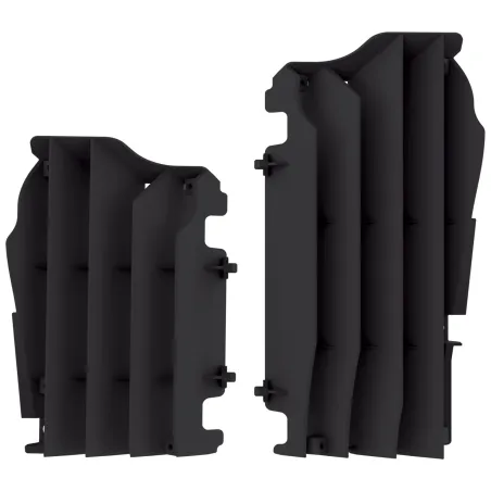 REJILLA RADIADOR POLISPORT  KAWASAKI KX450F (16-23) KX250F (21-23) Negro