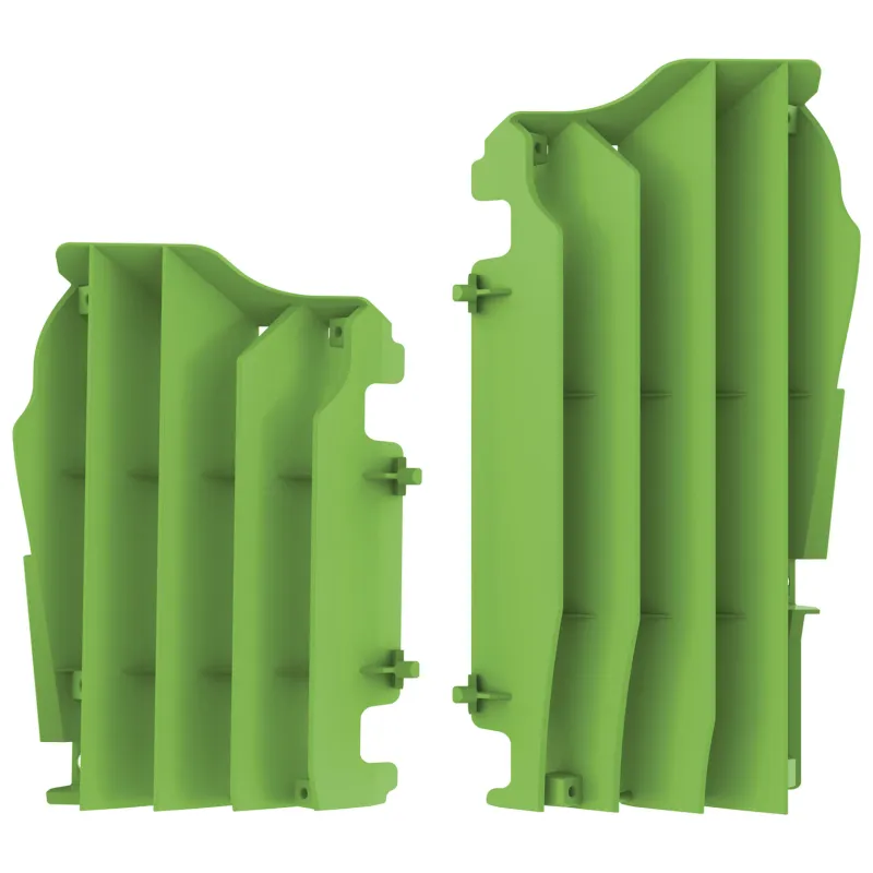 Kawasaki KX450F - Grelhas de Radiador Verdes - Modelos 2016-22 POLISPORT