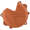 PROTECTOR TAPA POLISPORT  EMBRAGUE KTM XC/SX/EXC/XCW250/300 (13-16) Naranja KTM