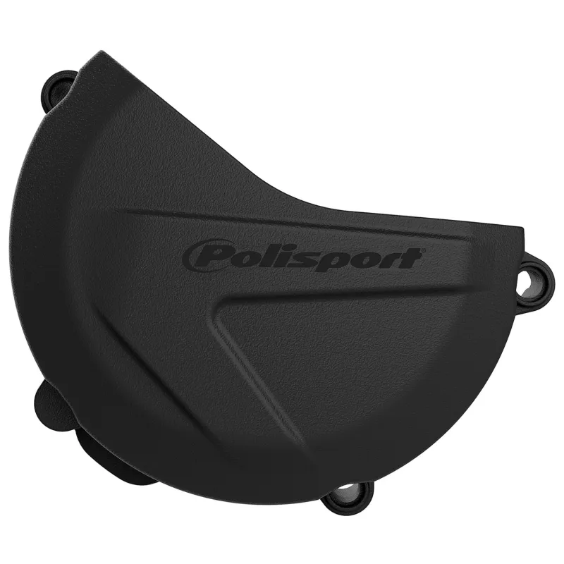 Husqvarna TE125/150,TX125 - Clutch Cover Protection Black - 2017-18 Models POLISPORT