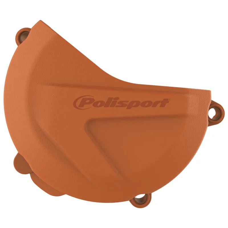 KTM 125,150,200 EXC/XC-W - Clutch Cover Protection Orange - 2017-20 Models POLISPORT
