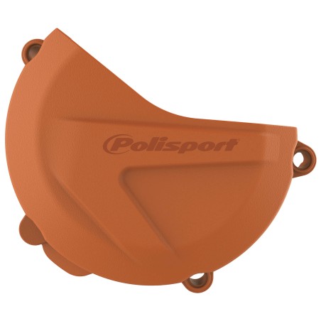 KTM 125,150,200 EXC/XC-W - Clutch Cover Protection Orange - 2017-20 Models POLISPORT