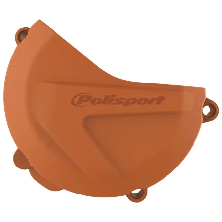 KTM 125,150,200 EXC/XC-W - Clutch Cover Protection Orange - 2017-20 Models POLISPORT