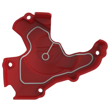 PROTECTOR TAPA POLISPORT  ENCENDIDO HONDA CRF450R (10-16) Rojo CR 04