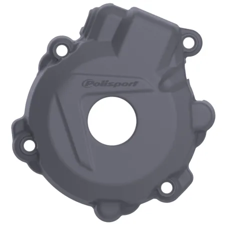 PROTECTOR TAPA POLISPORT  ENCENDIDO KTM EXC-F/XCF-W250(14-16) 350(12-16) FREERIDE 350(13-17) HUSQVARNA FE250/350(14-16) Gris