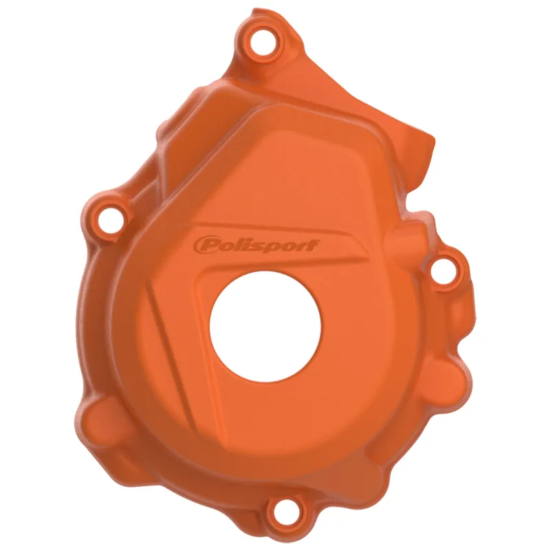 KTM 125/150SX,250/350SX-F,XC-F - Protetor de Tampa de Ignição Laranja - Modelos 2016-22 POLISPORT