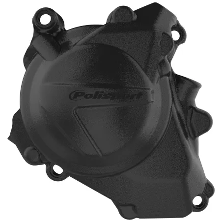 PROTECTOR TAPA POLISPORT  ENCENDIDO HONDA CRF450R/RX (17-23) Negro