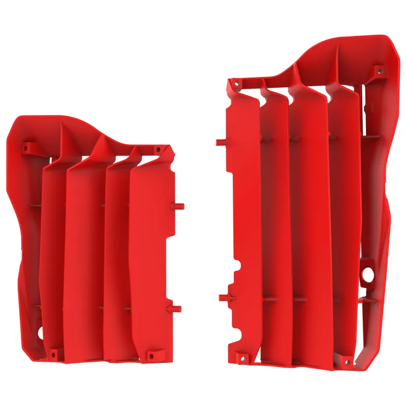Honda CRF450R,CRF450RX - Grelhas de Radiador Vermelhas - Modelos 2017-20 POLISPORT