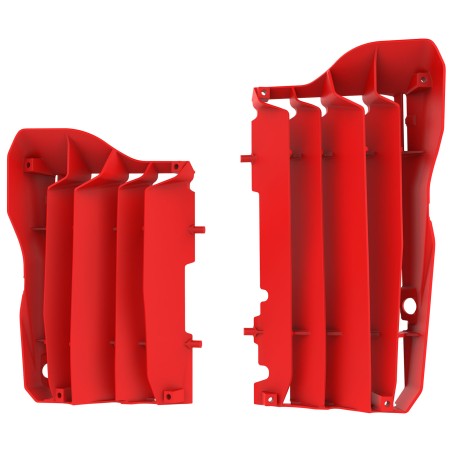 Honda CRF450R,CRF450RX - Grelhas de Radiador Vermelhas - Modelos 2017-20 POLISPORT