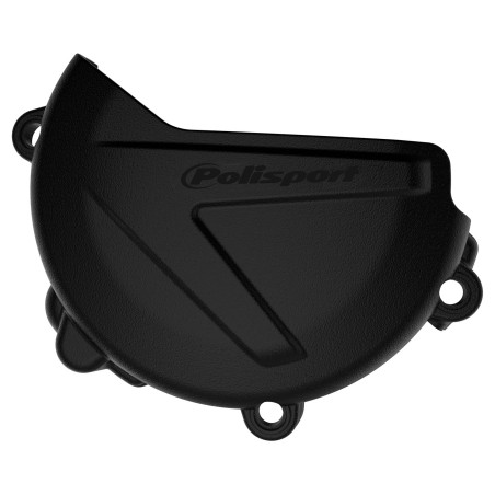 Yamaha YZ125 - Protetor de Tampa de Embraiagem Preto - Modelos 2008-22 POLISPORT