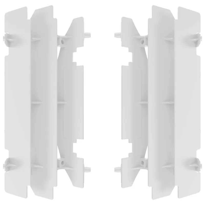 Suzuki DRZ400 - Radiator Louvers White - 2000-22 Models POLISPORT
