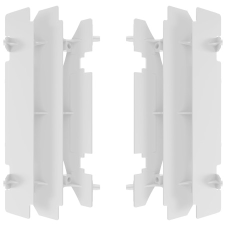 Suzuki DRZ400 - Radiator Louvers White - 2000-22 Models POLISPORT