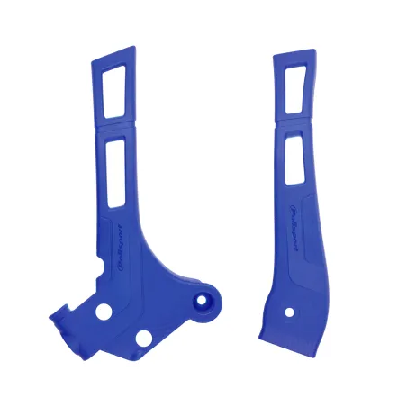 Yamaha YZ125/YZ250 - Frame Protector Blue - 2005-22 Models POLISPORT