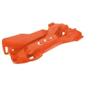 KTM 250 SX,250 EXC,300 EXC - Fortress Skid Plate Orange - 2006-16 Models POLISPORT