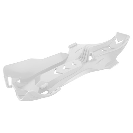 Husqvarna TC 250,TE 250,TE 300 - Proteção de Carter com Proteção de Biela Fortress Branca - Modelos POLISPORT