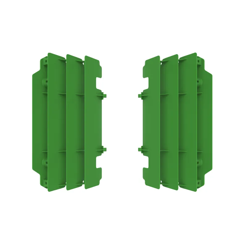 REJILLA RADIADOR POLISPORT  KAWASAKI KX250 (05-07) Verde 05