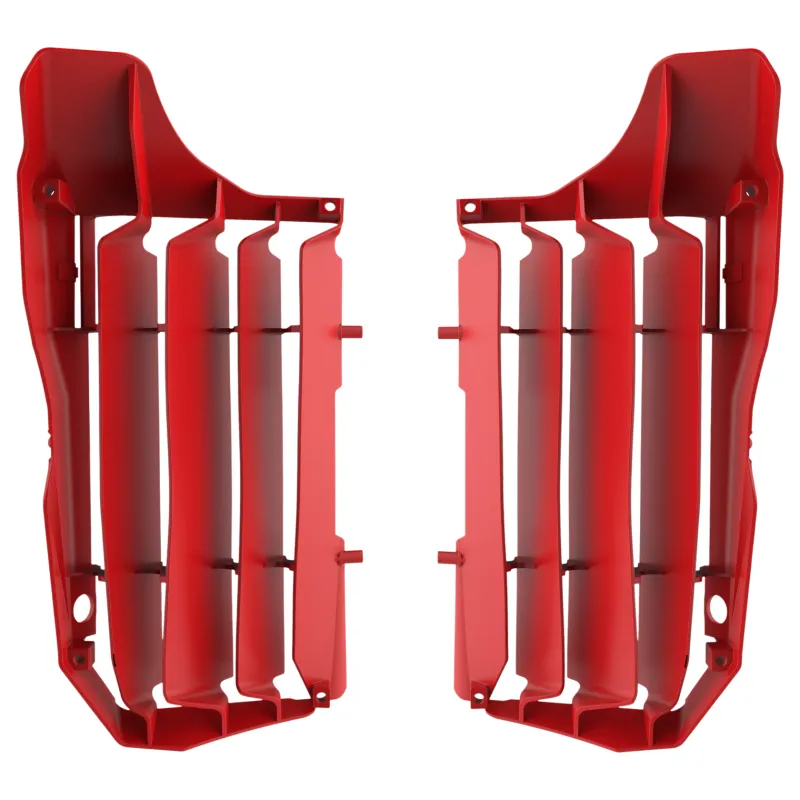Honda CRF250R - Radiator Louvers Red - 2020-21 Models POLISPORT