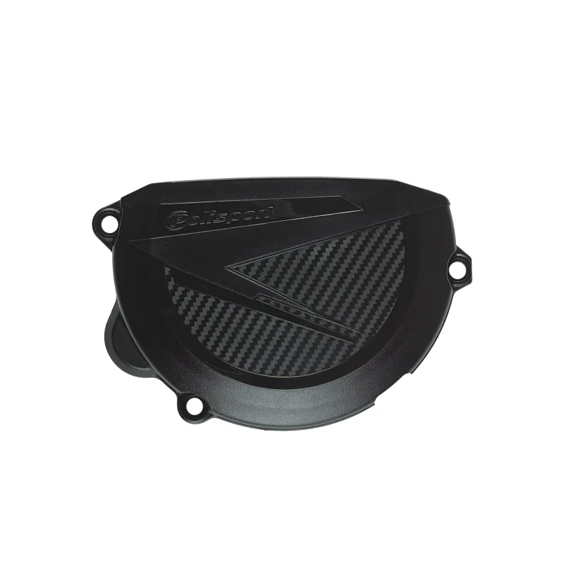 KTM EXC/XCW/SX/XC 250-300  - Clutch Cover Protector Black - 2008-12 Models POLISPORT