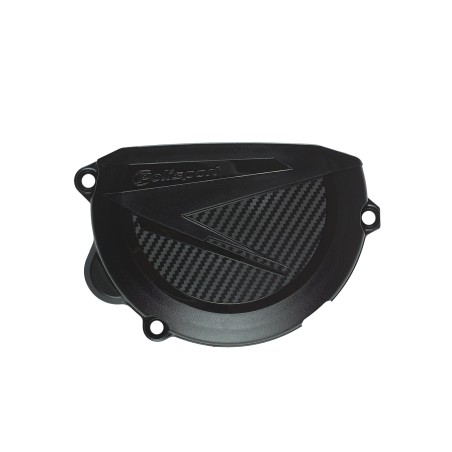 KTM EXC/XCW/SX/XC 250-300  - Clutch Cover Protector Black - 2008-12 Models POLISPORT