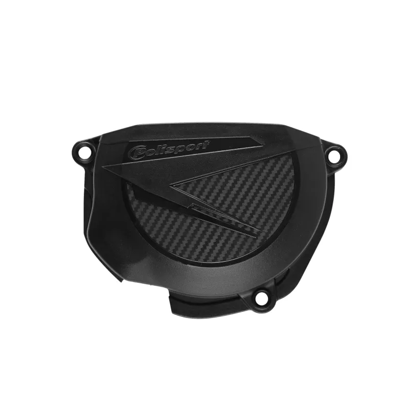 Beta RR 350 / 400 / 430 / 480 4T  - Clutch Cover Protector Black - 2020-22 Models POLISPORT