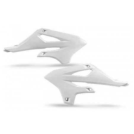 TAPAS RADIADOR POLISPORT  YZ85 (22-23) Blanco