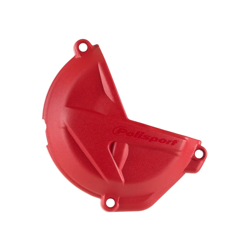 GAS GAS MC250,EX300,EC250/300 - Clutch Cover Protection Red - 2021-23 Models POLISPORT