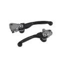 MANETAS PIVOTANTES POLISPORT  IRROMPIBLES KAWASAKI KX250/450 (13-18) Negro