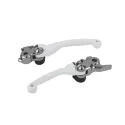 MANETAS PIVOTANTES POLISPORT  IRROMPIBLES KTM SX125/150 EXC125/200 (14-15) HUSQVARNA TC/FC (19-23) Blanco
