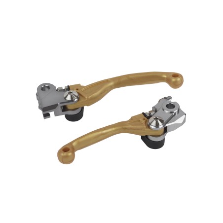 MANETAS PIVOTANTES POLISPORT  IRROMPIBLES HUSQVARNA TE/TX150-300 FE/FX250-501 (19-21) Oro
