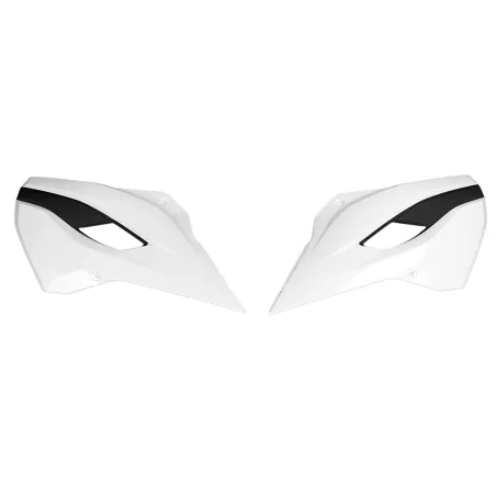 TAPAS RADIADOR POLISPORT  HUSQVARNA TC/FC (14-15) TE/FE (14-16) Blanco