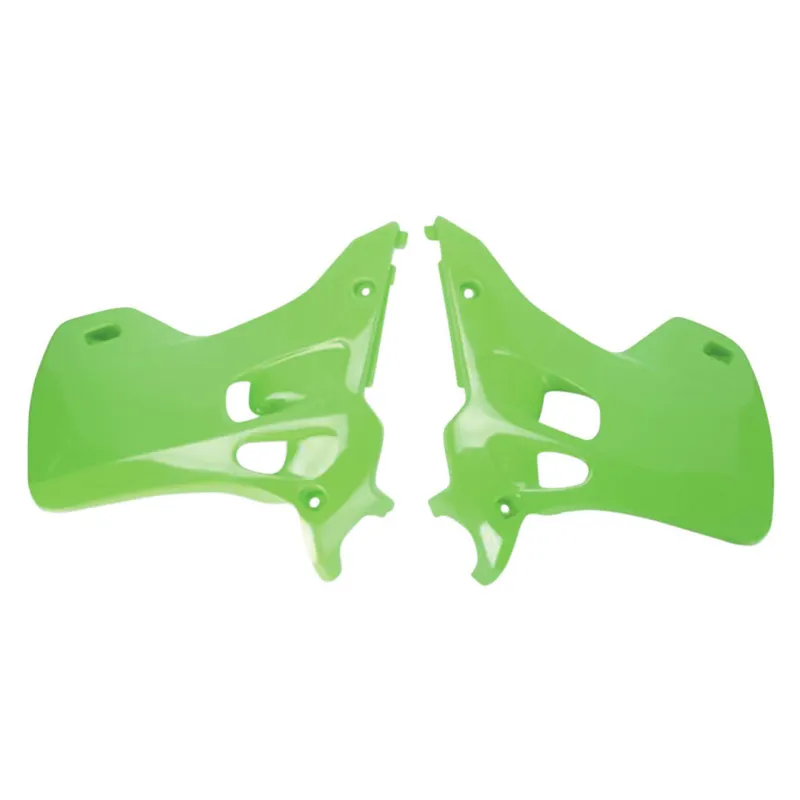 TAPAS RADIADOR POLISPORT  KX125/250 (92-93) Verde