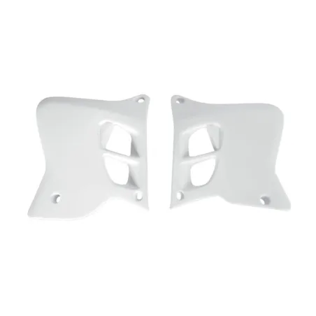 TAPAS RADIADOR POLISPORT  YZ125/250 (93-95) Blanco