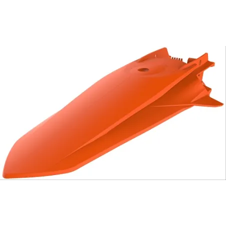 GUARDABARRO TRASERO POLISPORT  KTM EXC/EXC-F/XC-W/XC-FW (20-23) Naranja