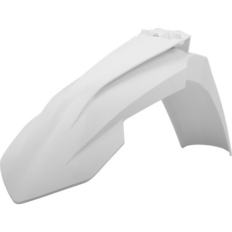 GUARDABARRO DELANTERO POLISPORT  SX/SX-F/XC-F(16-23) EXC/EXC-F/XC(17-23) Blanco 20