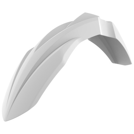 GUARDABARRO DELANTERO POLISPORT  KX250F(17-23) KX450F(16-23) Blanco
