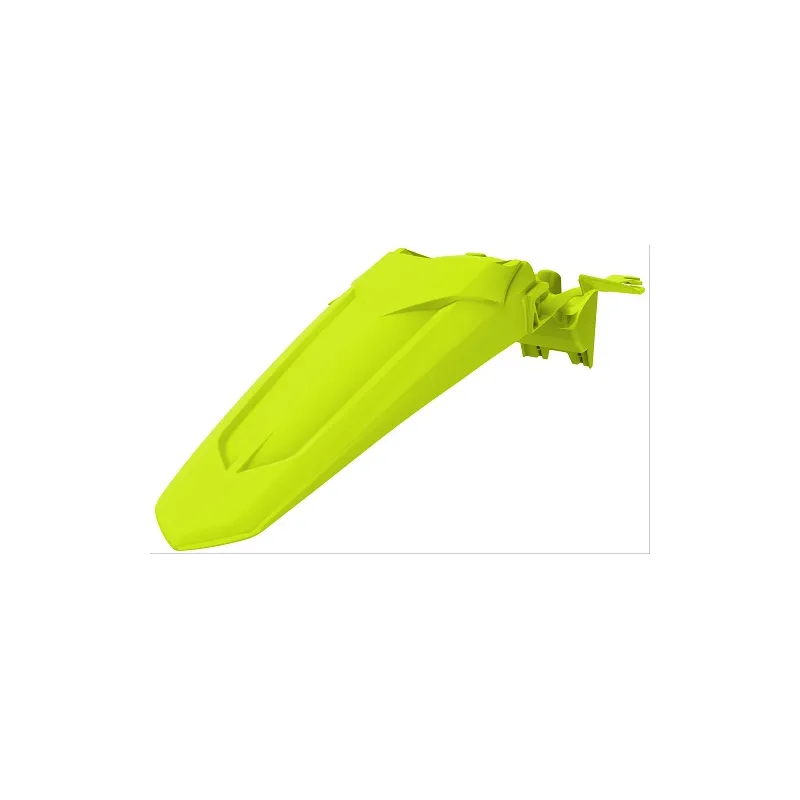 GUARDABARRO TRASERO POLISPORT  YZ250F (19-23) YZ450F (18-22) Amarillo Flúor