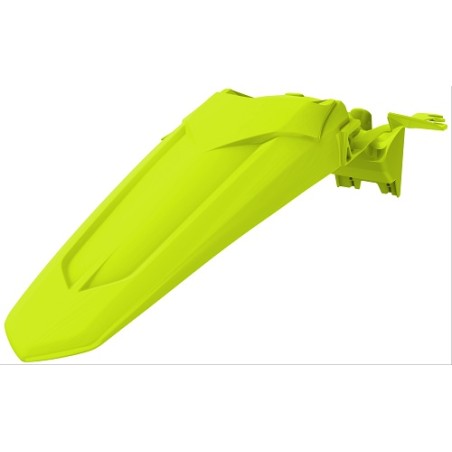 GUARDABARRO TRASERO POLISPORT  YZ250F (19-23) YZ450F (18-22) Amarillo Flúor